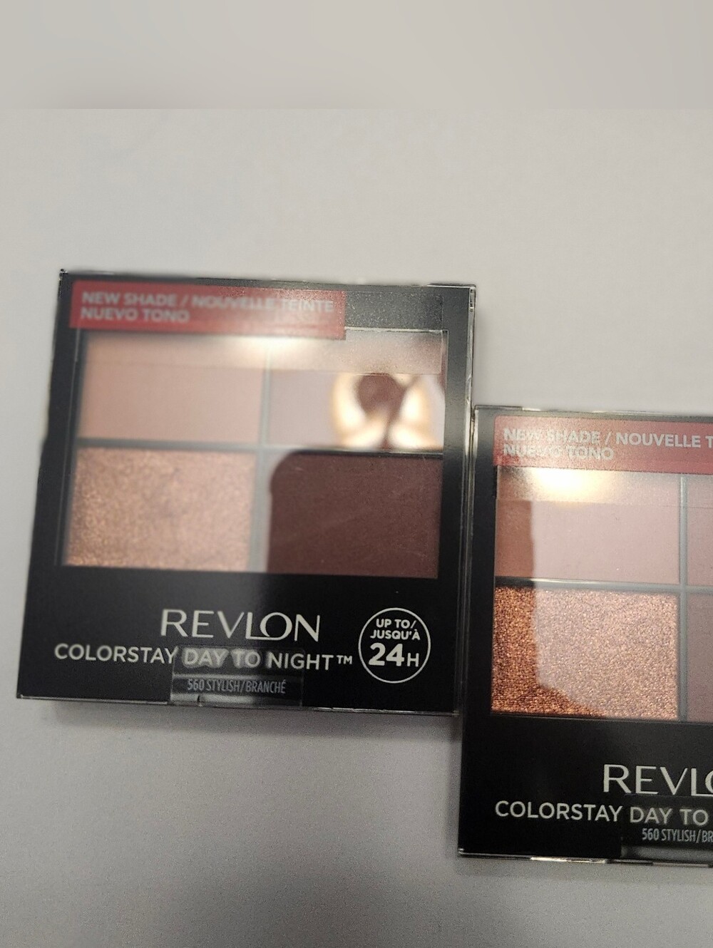 Revlon ColorStay Day to Night Eyeshadow Palette Peach, Bronze, Rose Set Of 2 New